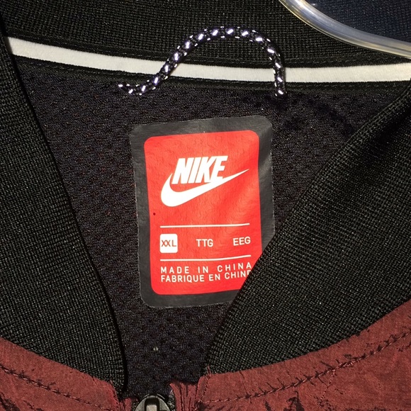 Nike Jackets & Coats | Nike Mens Sportswear Tech Pack Varsity Jacket Red | Poshmark